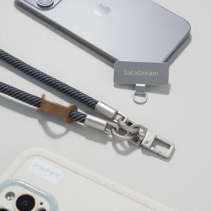 Mobile Phone Lanyard Crossbody Long over-the-Shoulder Fantstic Anti-Lost Product Classy Durable Mens and Womens Metal Gasket Titanium Primary Color