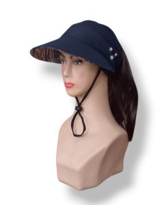 Topi Pantai Wanita Visors Lebar Pelindung Sinar Matahari