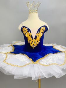 Girls Ballet Performance Outfit Childrens Little Swan Tulle Skirt Performance Costume Professional Swan Lake Dancewear