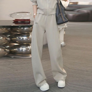 Shalldoer | Fashionable Stylish Sportswear Set for Women Oversized Slimming Outfit with Hooded Jacket and Casual Pants