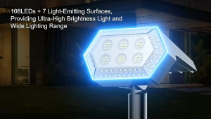 200W Solar Light Outdoor Waterproof Solar Light Lawn Lamp 2-in-1 Solar Garden Lights Adjustable Solar Wall Light Warm White Solar Light Solar Tree Lights Garden Decorative Lights Solar Spot Lights Outdoor