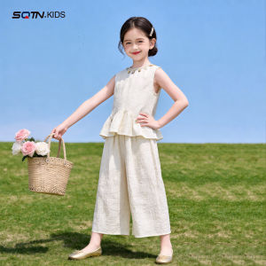 SQTN.KIDS | Bohemian Style Girls Clothing Set