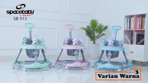 SPACE BABY Baby Walker SB-513 / 516 / 511 + Tongkat Dorong  / 509 // 505  // 507 // 512   // walker 510 Alat Bantu Belajar Jalan Bayi