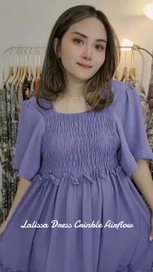 MIDI DRESS VOXY CRINKLE AIRFLOW