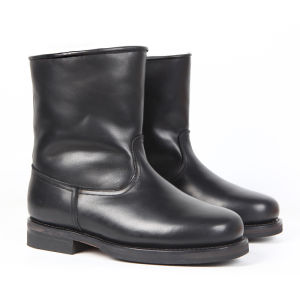 Winter Wool Knight Boots Over The Sky Outdoor Mens Warm Cotton Snow Boots Mid-High Knee Socks with Rubber Sole and Pure Wool Lining