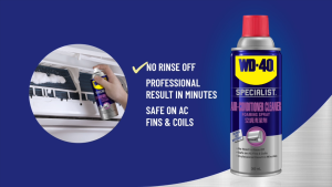 WD-40 Air-Conditioner Cleaner 360mL | Removes Dust Odors & Bacteria | No Rinse Formula Air Con Cleaner