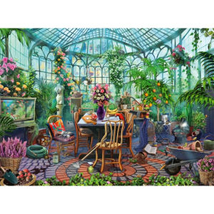 Ravensburger Greenhouse Mornings Adult Leisure Time Jigsaw Puzzle 1000 Pieces Interesting Assembling Brain Game