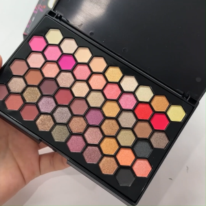 VERONNI 54 Colors Eyeshadow Palette Matte Shimmer Glitter Rainbow Pigmented Eye Shadow Makeup Palette Professional Cosmetic Palette