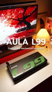 AULA | Bàn Phím Chơi Game Không Dây Ba Chế Độ Cảm Ứng Thông Minh AULA L99 Pin 8000mAh Cho Laptop PC - Cơ Học 78 Phím