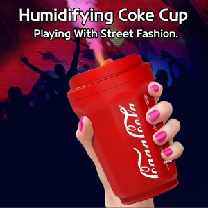 Creative Cola Cup Wireless Humidifier Car Aroma Diffuser Mini Air Purifier with Night Light for Office and Bedroom