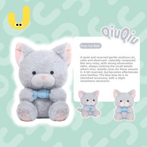 JOOKE | Cute Sleeping Hugging Cat Plush Toy