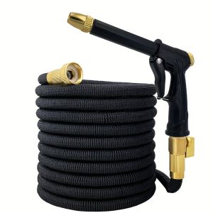 High Pressure Car Wash Hose 25-100FT Expandable Garden Hose Multifunctional Nozzle 3/4 Inch Flexible Water Pipe Household ﻿