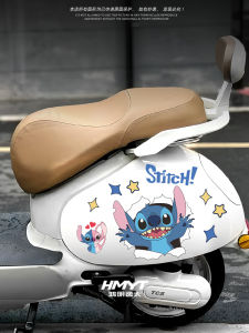 Miếng Dán Trang Trí Xe Máy Chống Thấm Nước Dễ Thương Sáng Tạo HMYT Sticker Dán Thân Xe Xe Điện Miếng Dán Che Dấu Vết Cho Xe Điện