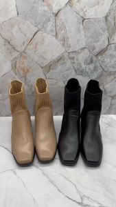 WYN Sepatu Boots Flat Korea BO9074: Desain Elegan & Cocok untuk Musim Dingin