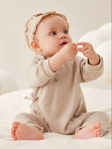 MINI BALA | Antibacterial Soft Anti-Cold Long-Sleeve Baby Bodysuit