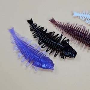 10 Mồi Câu Cá Giả Bằng Silicon Mềm Đàn Hồi Cao Hình Xương Cá Kiểu Shad Wobblers JIG Worm Swimbait Dành Cho Cá Chép Cá Vược Cá Chó Câu Cá Biển Sông Hồ