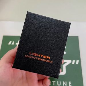 Bật lửa điện sạc USB vỏ trong suốt hiển thị rõ mức pin 4 tia Plasma chống thấm nước