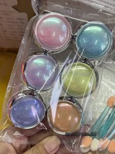 Set Aurora Mermaid Nail Powder Holographic Chameleon Chrome Nail Glitter Pearlescent Fine Pigment Dust DIY Nail Supplies &F