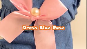 PORORO - Baju Kucing - Dress Blue Rose