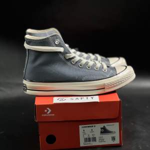 Sepatu Pria Sneakers Wanita Convers 70s Grey High Sepatu Kasual BNIB 100%