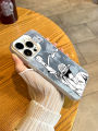 One Piece Luffy Black White Cartoon Anime Phone Case for Apple iPhone 14 pro Max 13 Hard 12 Mini 11 XS Max/XR Soft Silicone Protective Cover. 