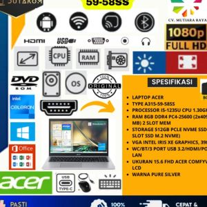 LAPTOP ACER A315-59-58SS