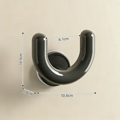Bathroom Shoe Rack Suction Cup Type Hole Free Mounting Wall Mounted Shoe Rack Drip Catching Hanging Rack Hook and Shelf Holder