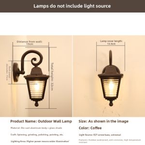 GUAIJUE | Waterproof Creative Outdoor Wall Light