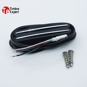 Double Hot Rail Pickups Single Coil Size Guitar Pickups (12-13K) Black