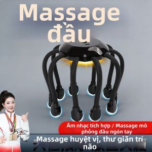ZHONGLIANG | Máy Massage Đầu Điện Tự Động Nắn Bấm Thông Minh 4-trong-1