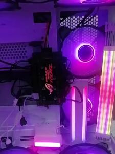 Hub Quạt ARGB PWM 8 Kênh Kép Cấp Nguồn SATA Hỗ Trợ Quạt Case 5V 3 chân/12V 4 Chân Mặt Lưng Acrylic Từ Tính Logo Phát Sáng