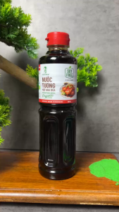 Nước tương mật hoa dừa organic Sokfarm - Dòng nguyên bản 500ml 1l