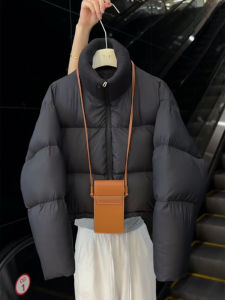DANTING | Womens Short Stand Collar Thick Warm Puffer Jacket