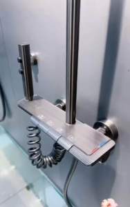 [SG Stocks] Metal Grey Rian Rian Shower Set Shower head Shower head set