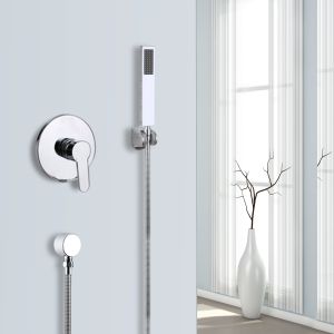 AZOS | Wall-mounted Hot and Cold Water Mixing Faucet Set Full Copper