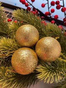 Quả thông khô quả thông trang trí Giáng sinh trái châu noel trái châu giáng sinh đầu bông tráng trí