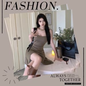 QXshop นิวคอลเลคชั่น ชุดเดรสเกาะอกแฟชั่น เรียบหรูดูแพง ใส่สวยเข้ารูป เนื้อผ้าดีใส่สบายมากสามาถใส่เที่ยว ใส่ออกงานคือเก๋กรุบๆ รีบจัดเลยมีของพร้อมส่ง