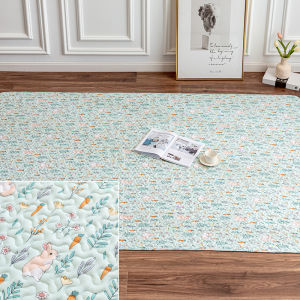 Rabbit Mat Pet Cat Dog Mat Pure Cotton Non-Slip Scratch-Resistant Fence Cage Mat Kennel Cat Litter Mat Machine Wash