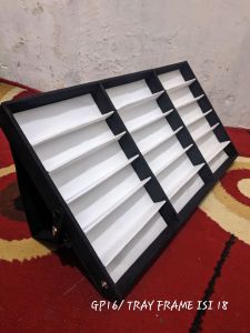TRAY / BOX FRAME KACAMATA SUNGLASSES 18 BAHAN PU LEATHER ( FRAME SUNGLASS / FASHION )
