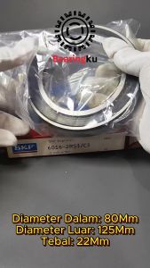 Ball Bearing SKF 6016 2RS1 C3 ORIGINAL