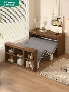 MINGDUO | Single Use Expandable Foldable Wooden Bed Desk