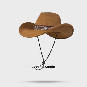 Zanning | Retro Cowboy Hat Sun Protection Wide Brim