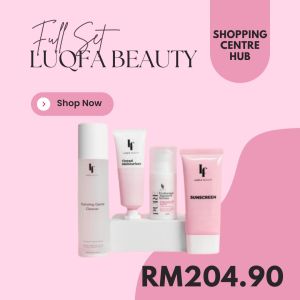 LUQFA SKINCARE SET - GENTLE CLENASER SERUM MOISTURIZER SUNSCREEN