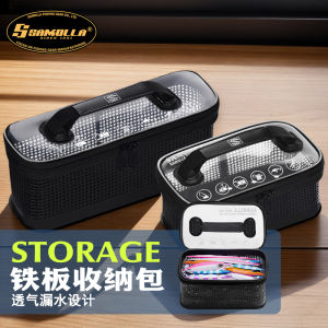 Thicken Jig Fishing Box Jigging Lure Bag Waterproof Fishing Gear Boxes Sea Fishing Main Sub Line Float Storage Case Handbag