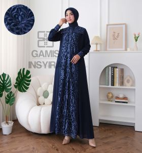 gamis modern terbaru cerruty mix tille premium edisi insyira dress