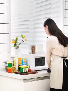 Kitchen Storage Dish Rack | Cabinets With Doors | Multilayer Cupboards | Microwave Ovens Shelves | Rak dapur serbaguna | 厨房置物架