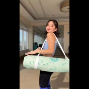 Wandergym The WanderMat Premium [6mm Durable Non-Slip Eco-Friendly Anti-Mircrobial Mat for Floor Workout - Exercise/Fitness/Yoga/Pilates]