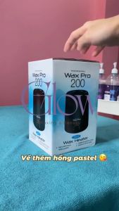 Combo 100gr Sáp Wax Lông Nóng + Nồi Nấu Sáp ProWax 200 Chống Dính Mini GLOW WAXING Tặng Que CHE TÊN SẢN PHẨM - 1013