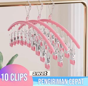 jemuran kaos kaki rumahan serbaguna bahan baja tahan karat