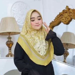 Jilbab Instan Vania Motif Sublim Printing Bahan Jersey Babara By Elma Hijab